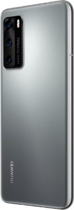 Produktbild Huawei P40 (128 GB, Silver Frost, 6.10", Hybrid Dual SIM + eSIM, 50 Mpx, 5G)