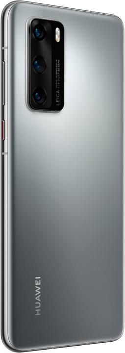 Produktbild Huawei P40 (128 GB, Silver Frost, 6.10", Hybrid Dual SIM + eSIM, 50 Mpx, 5G)
