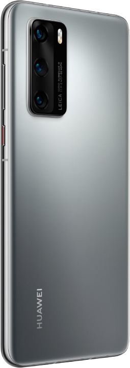 Actual product image Huawei P40 (128 GB, Silver Frost, 6.10", Hybrid Dual SIM + eSIM, 50 Mpx, 5G)