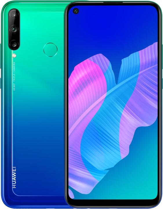 Produktbild Huawei P40 Lite E (64 GB, Aurora Blue, 6.39", Hybrid Dual SIM, 4G)