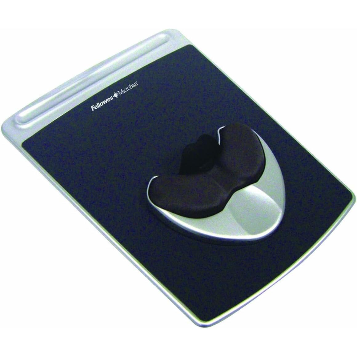 Fellowes Handballenauflage Crystals Gel blau, Accessori per mouse + tastiere, Blu