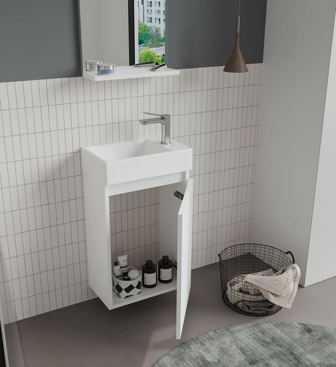 Produktbild Homitis Conza 45 Bathroom Cabinet With Sink & Mirror Set (2 Pieces)