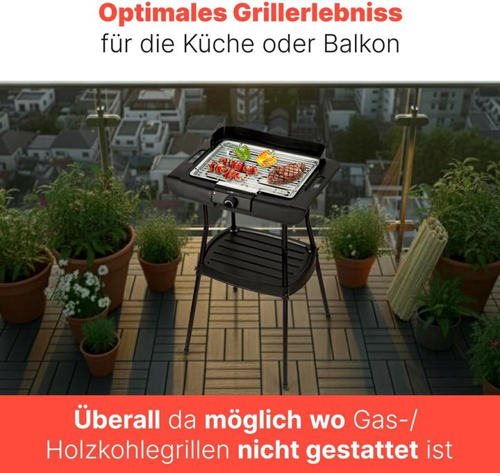 Produktbild Clatronic Stand- und Tischgrill (2 kW)
