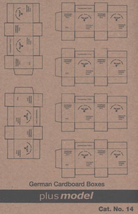 Produktbild Plus Model Deutsche Transport Kartons WW II