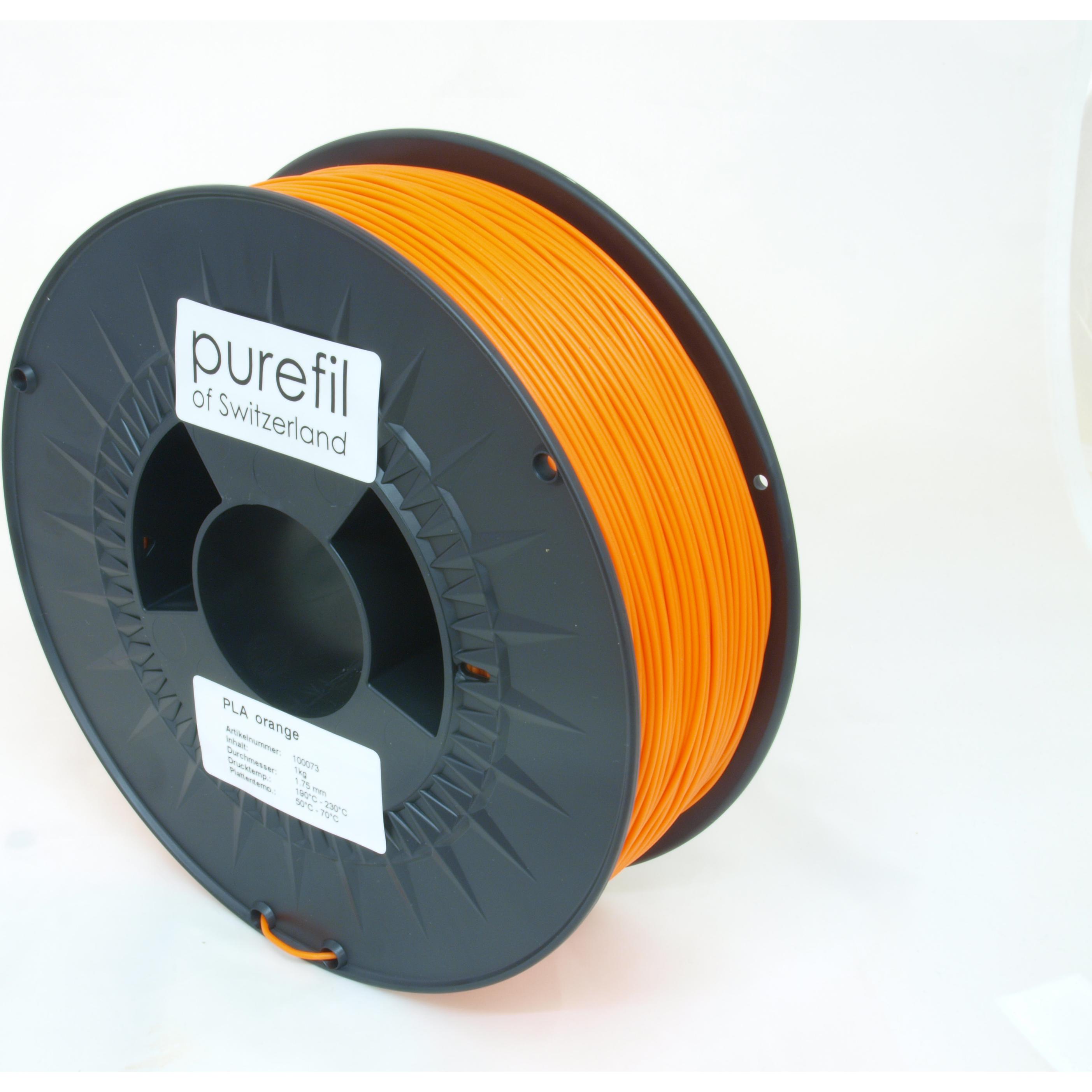 Thumbnail - Purefil Filament (PLA, 1.75 mm, 1000 g, Orange), 3D Filament, Orange