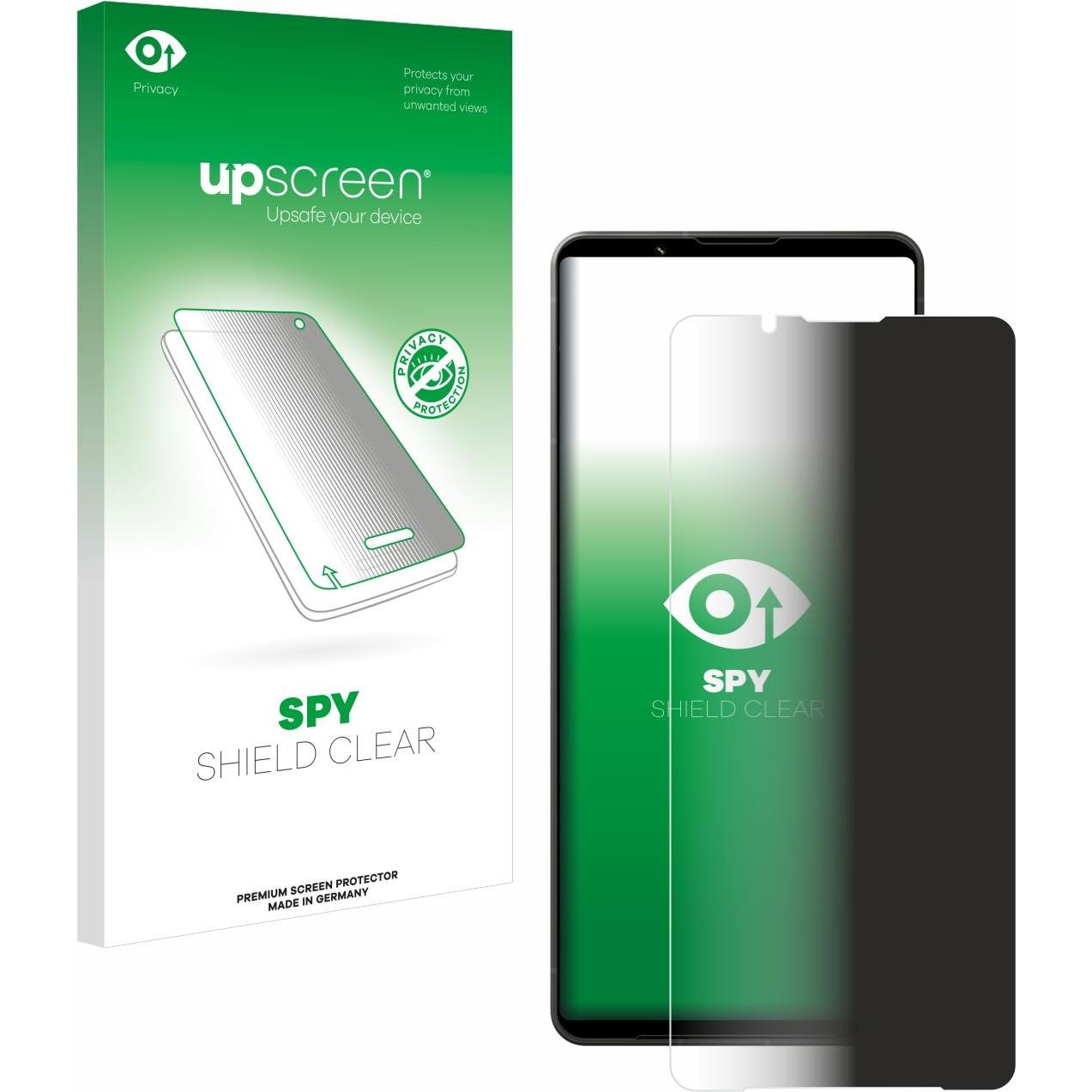 upscreen Spy Shield Blickschutzfolie (1 Stück, Sony Xperia 1 VI), Smartphone Schutzfolie, Blau