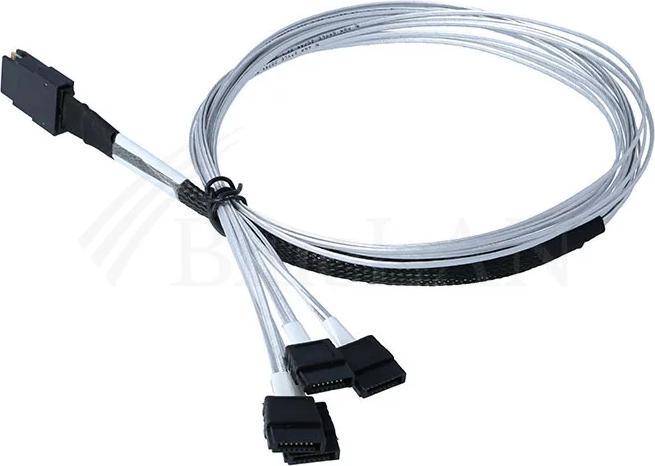 Actual product image BlueLAN internal MiniSAS Hybrid cable SFF-8087/4x SATA 50cm (50 cm, SATA)