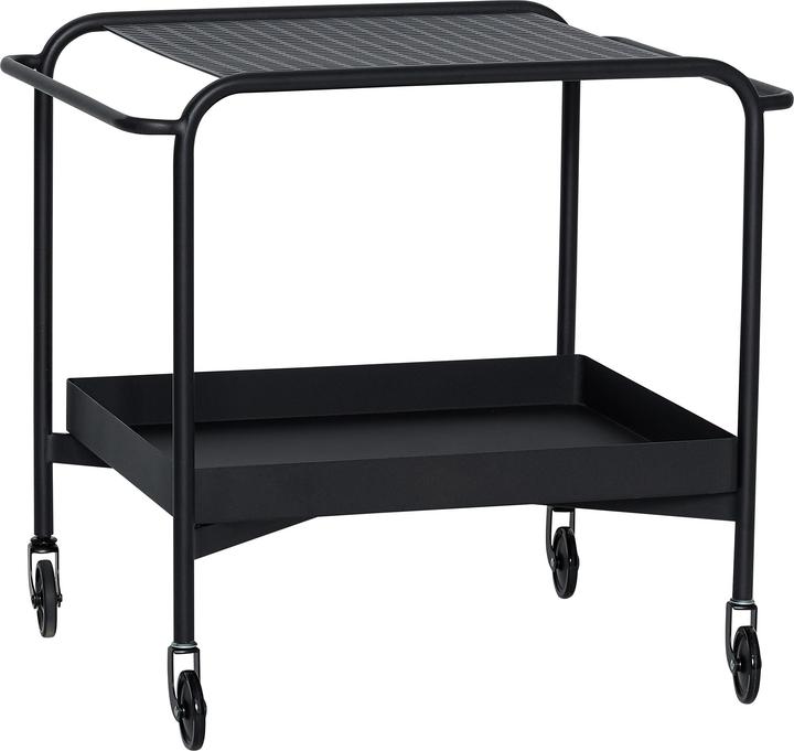 Hübsch Push Servierwagen Schwarz