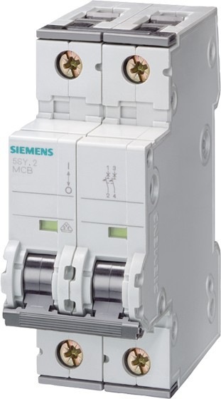 Produktbild Siemens Leitungsschutzschalter UC D 20A 2p 400V 5SY8220-8