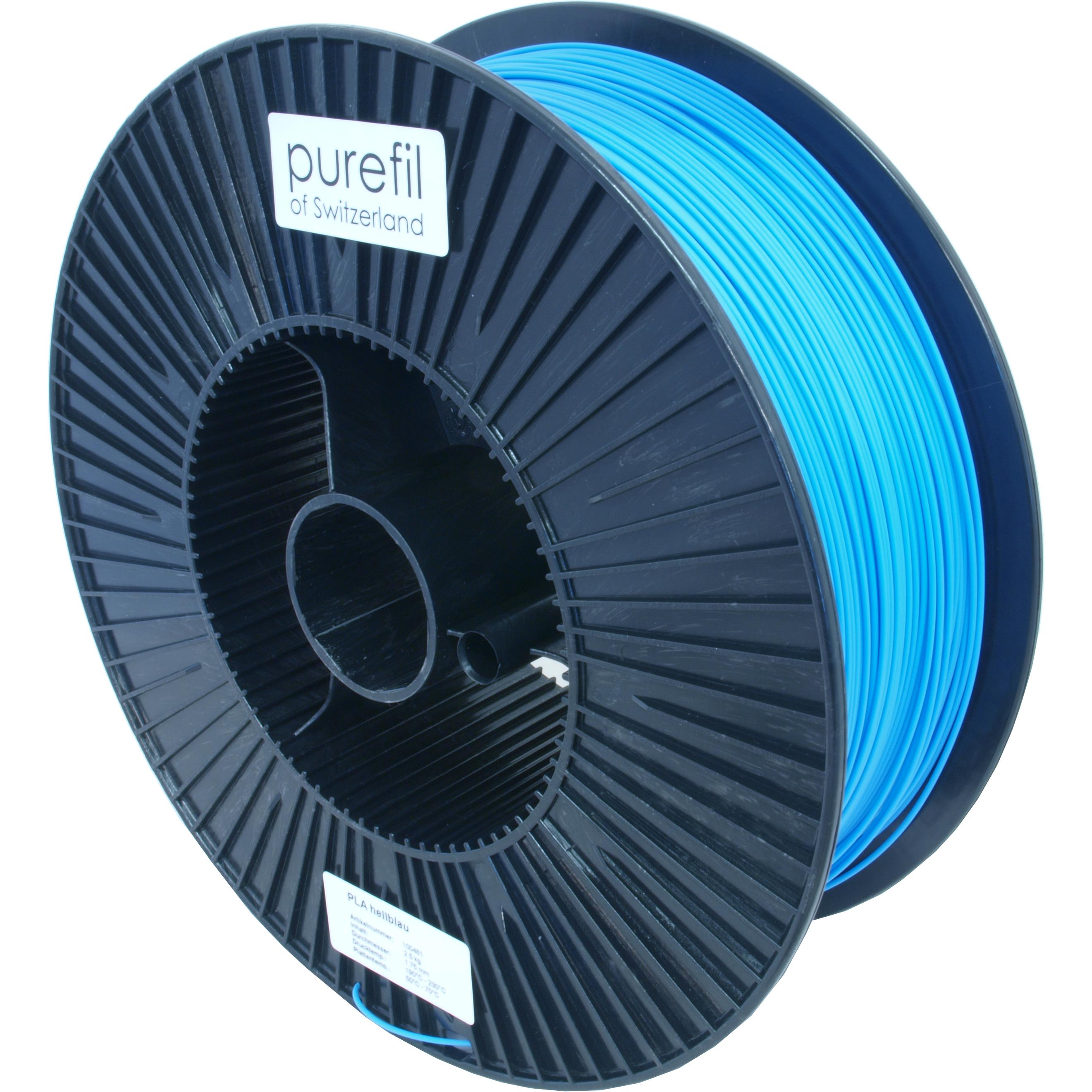 Thumbnail - Purefil FIlament (PLA, 1.75 mm, 2500 g, Blau), 3D Filament, Blau