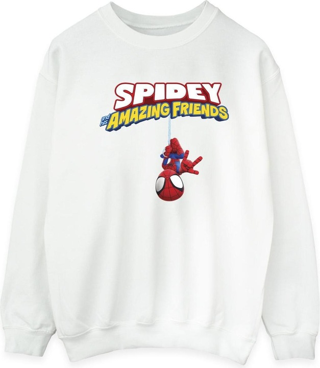 Actual product image Mens Spider-Man Hanging Upside Down Sweatshirt (XL)