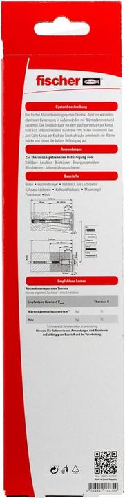 Productafbeelding Fischer TherMax 8/180 M6 (2 Pcs.)