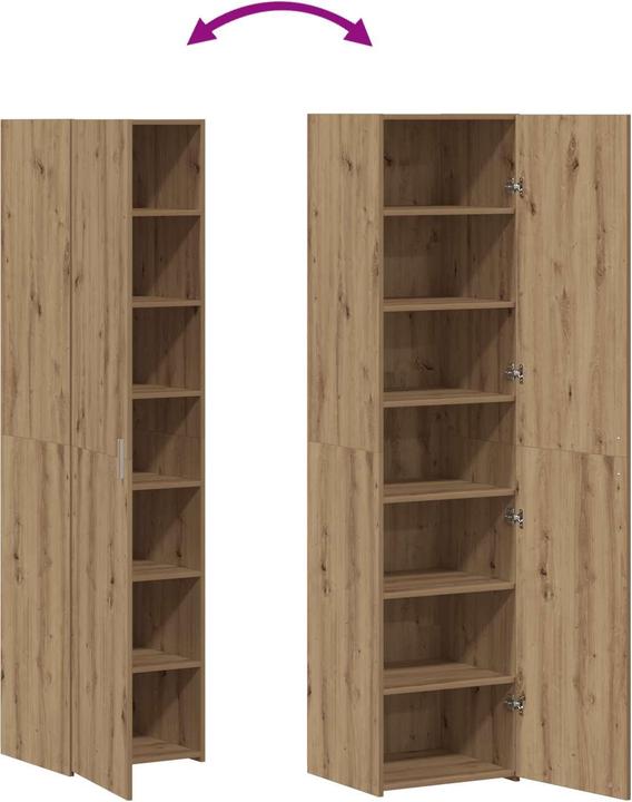 Image du produit vidaXL Buffet haut (42.50 x 45 x 185 cm)