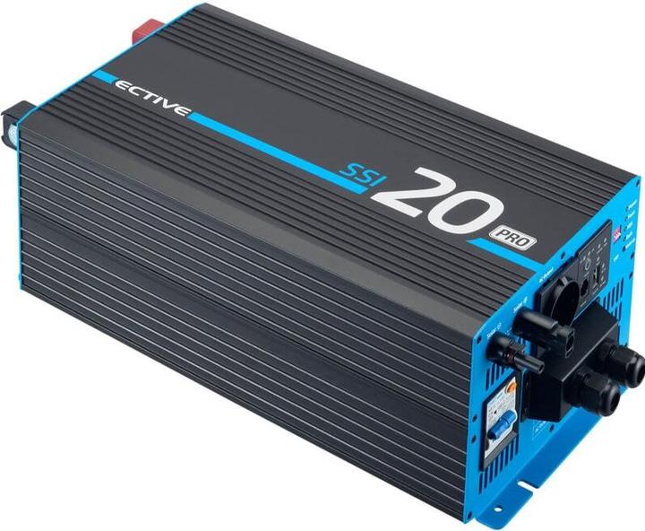 Actual product image Ective SSI 20 PRO 2000W/12V 4in1 sine wave inverter with mains priority circuit, charger & MPPT charge
