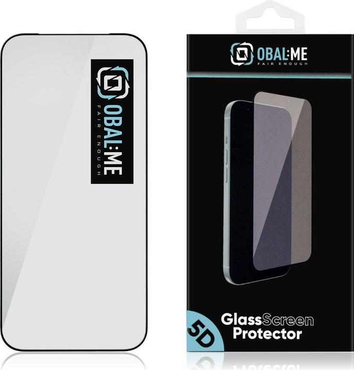 Productafbeelding iLike Other - OBAL:ME 5D Glass Screen Protector for Google Pixel 9a Black (Google Pixel 9a)