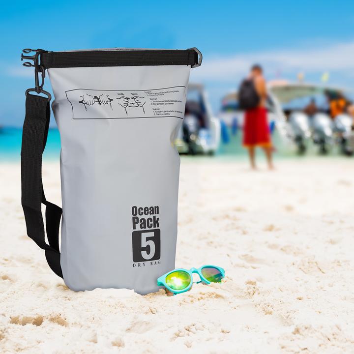 Image du produit Relaxdays Sac étanche Ocean Pack 5 litres (5 l)