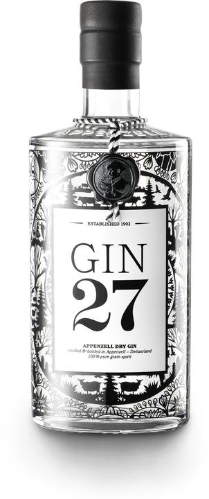 Appenzeller Alpenbitter Gin 27 (1 x 70 cl)