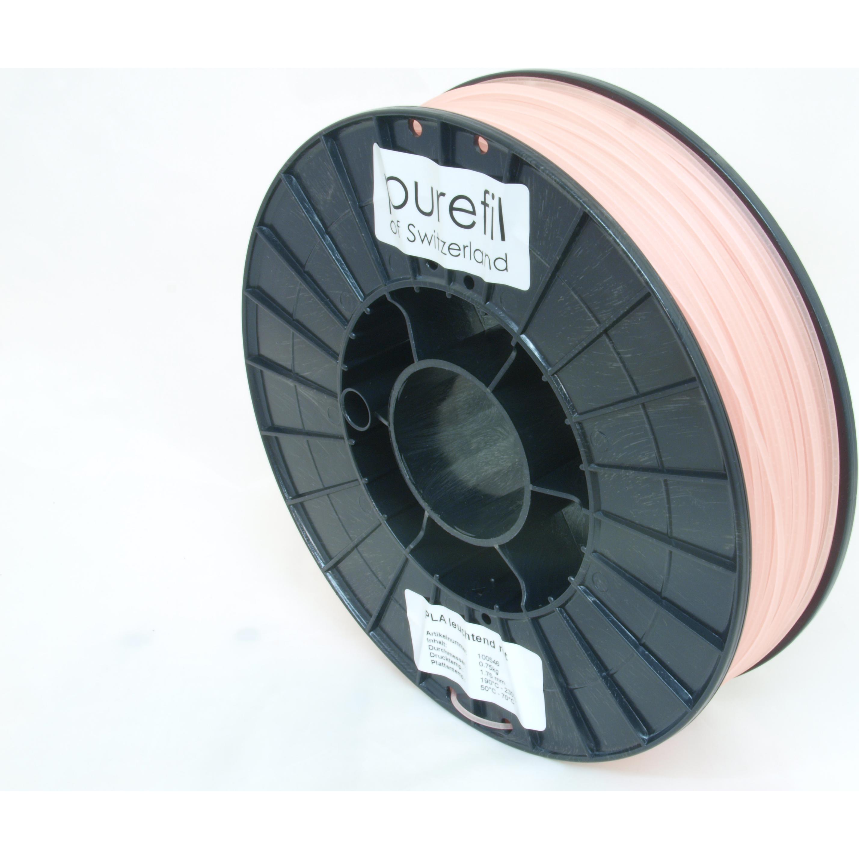 Thumbnail - Purefil Filament (PLA, 1.75 mm, 750 g, Rot), 3D Filament, Rot