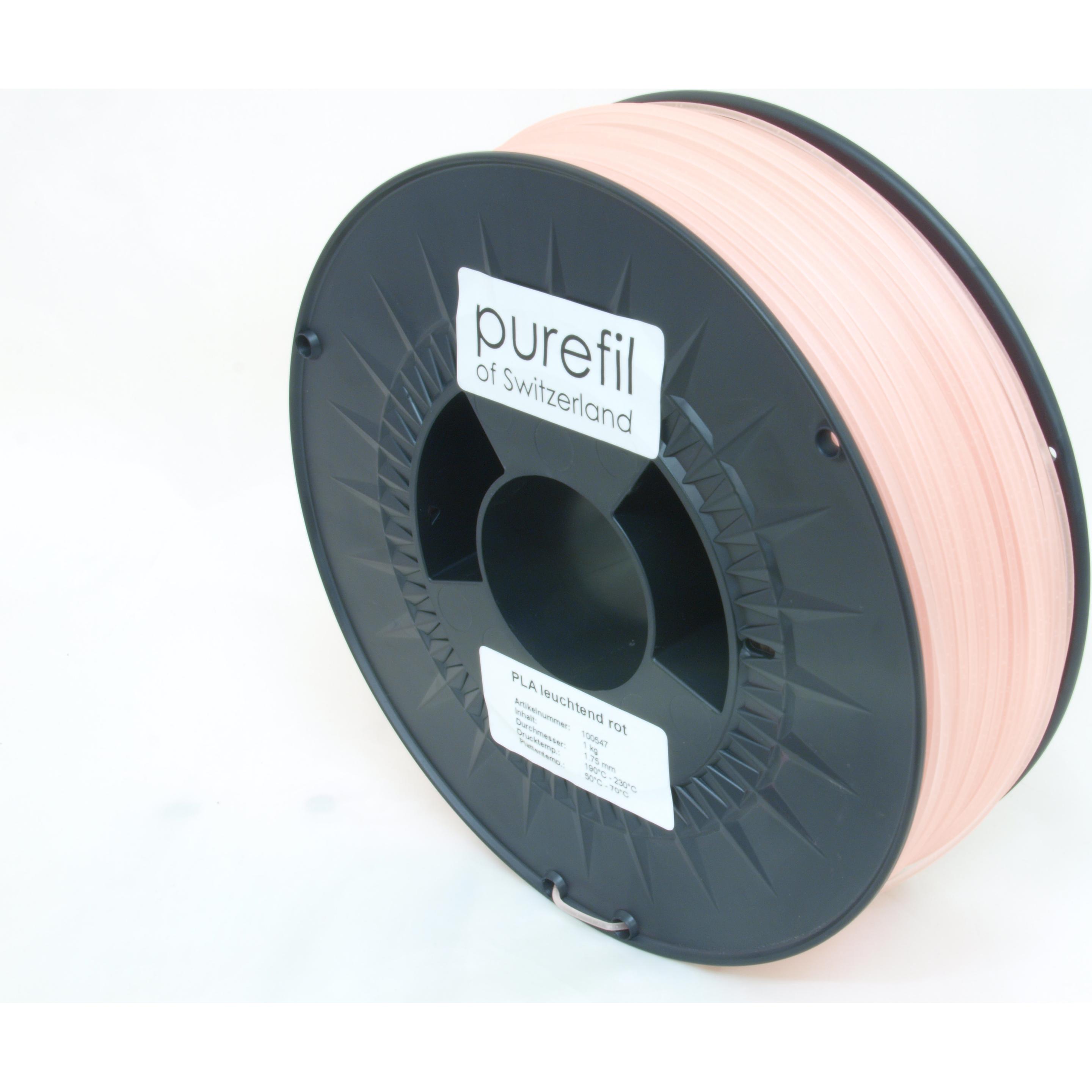 Thumbnail - Purefil Filament (PLA, 1.75 mm, 1000 g, Rot), 3D Filament, Rot