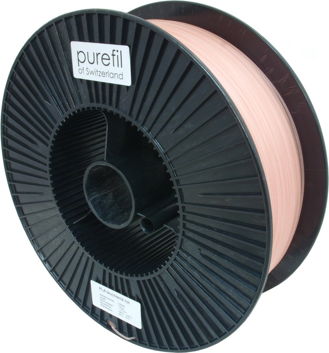 Actual product image Purefil Filament (PLA, 1.75 mm, 2500 g, Red)