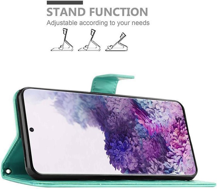 Actual product image Cadorabo Flower Book Cover (Samsung Galaxy S20+)