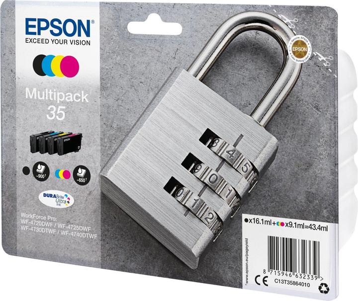 Produktbild Epson 35 DuraBrite Ultra Multipack (M, C, Y, BK)