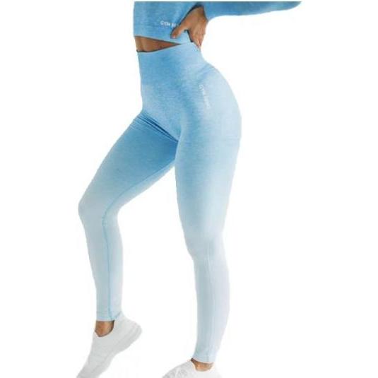 Gymhero, Donne, Leggings, Damen Leggings Ombre (L)