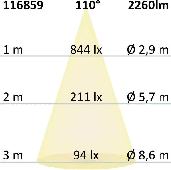 Nährwerte und Zutaten Isoled LED Pendelleuchte HOLZDRIFT Eiche 120 (2260 lm)