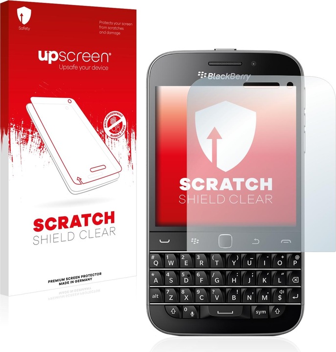 Produktbild upscreen Schutzfolie Displayschutz Displayschutzfolie Folie Klar Transparent (1 Stück, Blackberry Classic Q20)