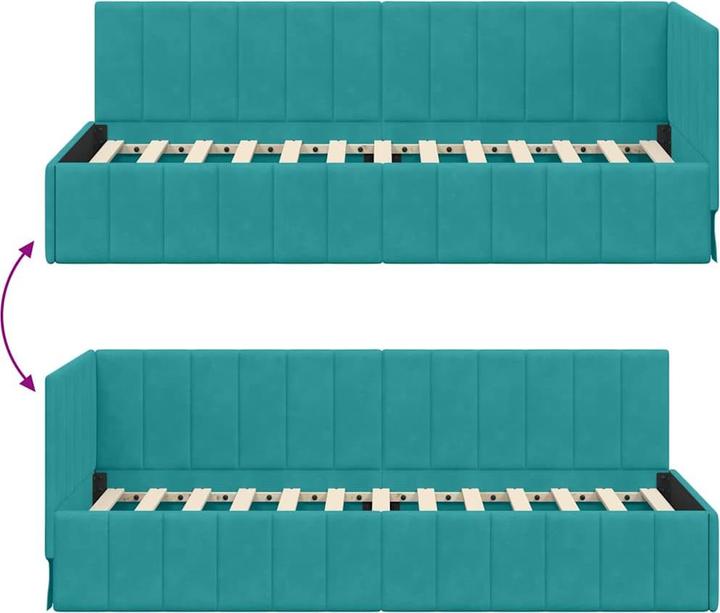 Image du produit vidaXL Eckbettgestell (80 x 200 cm)