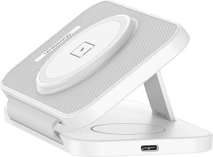 Choetech Wireless charger 3in1 T616-F (white) (15 W)