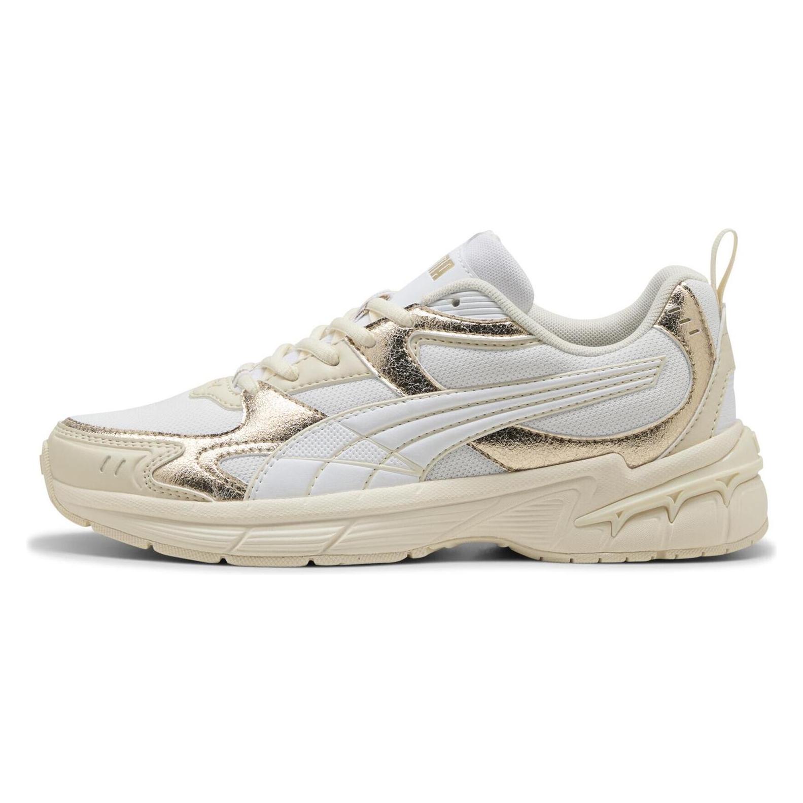 Puma, Damen, Sneakers, Mil.TECH2000 Metall, Gold, Weiss, Silber, (39)