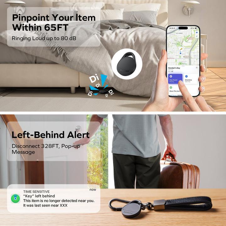 Image du produit Momax Pinpop Keyfinder - Noir (iOS)
