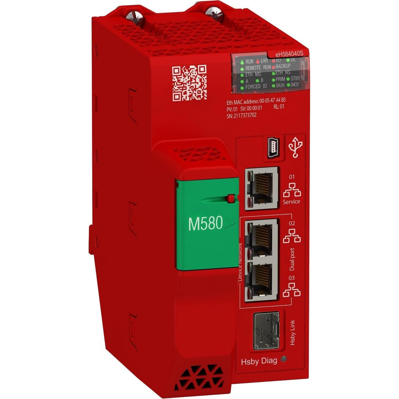 Schneider Electric M580S CPU580-40 DIO+ RIO HSBY BMEH584040S, Automatisierung