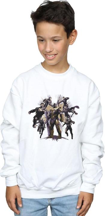 Actual product image Boys Avengers Endgame Vs Thanos Sweatshirt (140, 146)