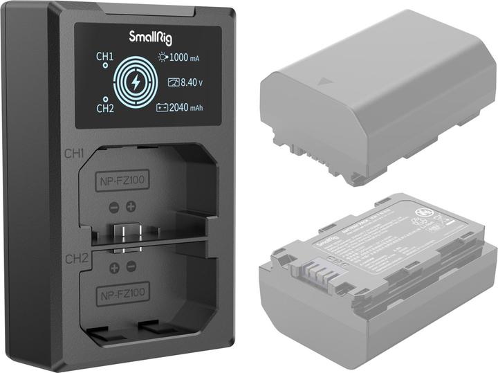 Produktbild SmallRig 4087 Battery Charger For NP-FZ100 Batteries (Kamera Akku Ladegerät)