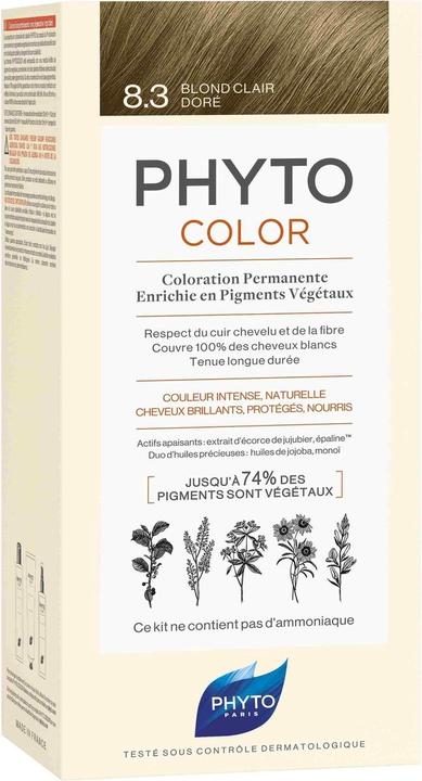 Phyto Phytocolor Kit 8.3 (8,3 Blond Clair Doré)