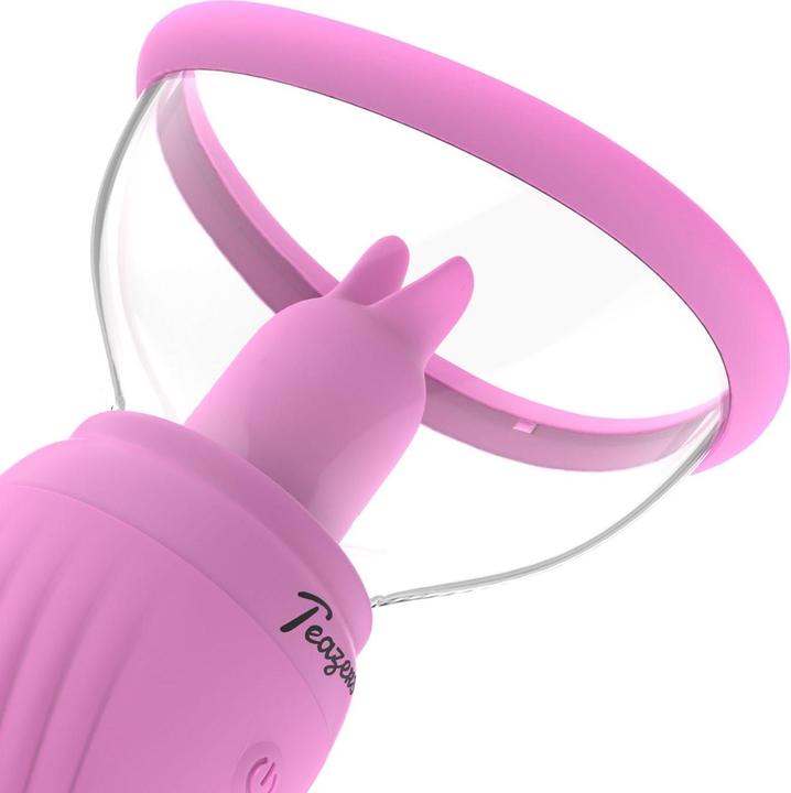 Actual product image Teazers Suction Cup with Clitoris Vibrator