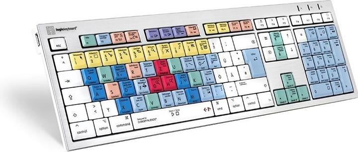 Immagine prodotto Logickeyboard LKB-CBASE-CWMU-DE USB QWERTZ tastiera multicolore tedesca (DE, Cablato)
