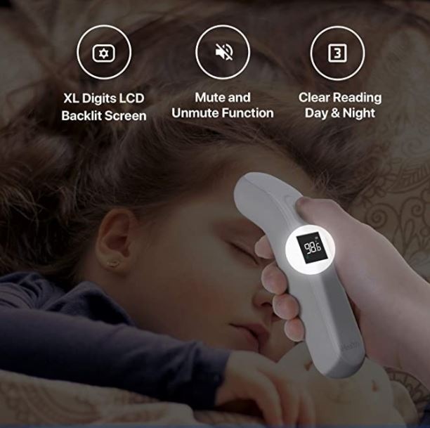 Actual product image iHealth Contactless infrared thermometer (Forehead, Non-contact)