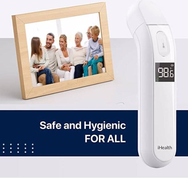 Actual product image iHealth Contactless infrared thermometer (Forehead, Non-contact)