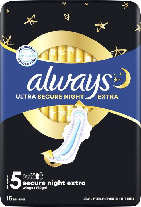 Produktbild Always Ultra Secure Night Extra (64 x)