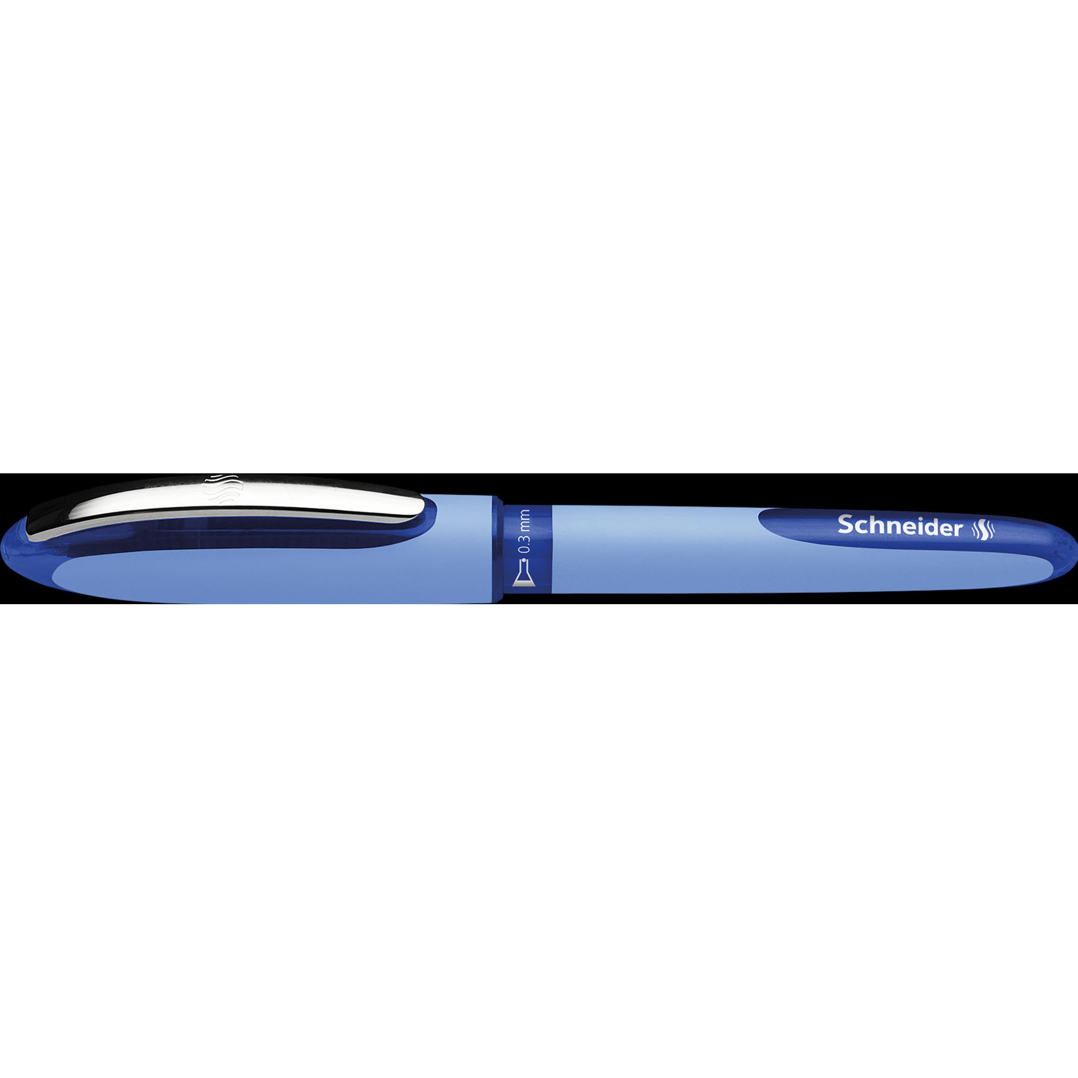 Schneider, Schreibstifte, Tintenroller One Hybrid N 0.3 0,3mm blau Nadelspitze dokumentenecht (Blau, 1 x)