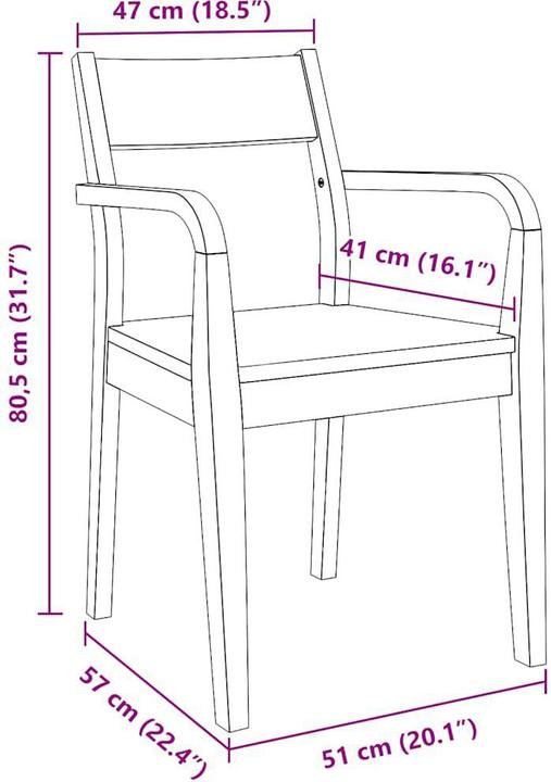 Image du produit vidaXL Esszimmerstuhl