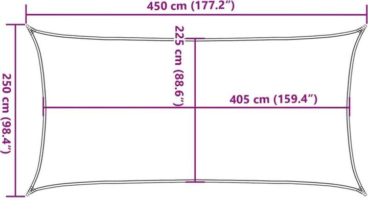 Actual product image VidaXL Alethea (250 x 450 cm)