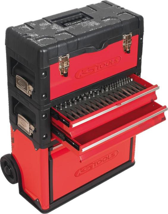 Image du produit KS Tools Caisse à outils mobile en plastique et tôle d'acier, TF 75 kg, h x l 720x320 mm (1 x)