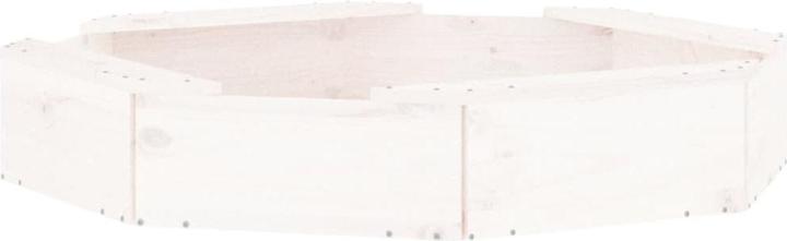 Actual product image vidaXL Sandkasten mit Sitzen Achteck Massivholz Kiefer,Material