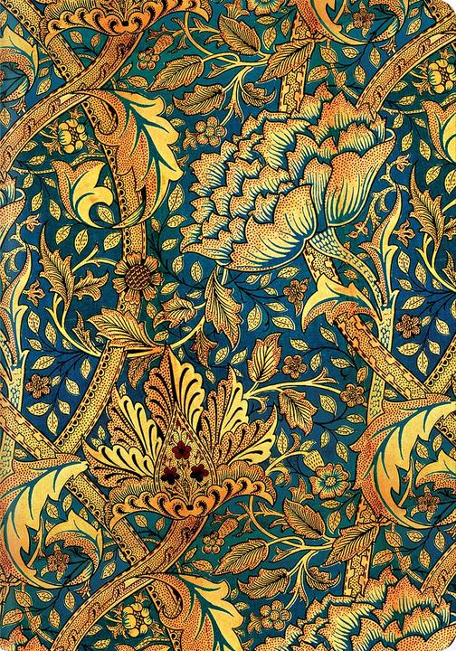 Actual product image Paperblanks Notizheft A6 Morris Windstoss (A6, Lined, Soft cover)