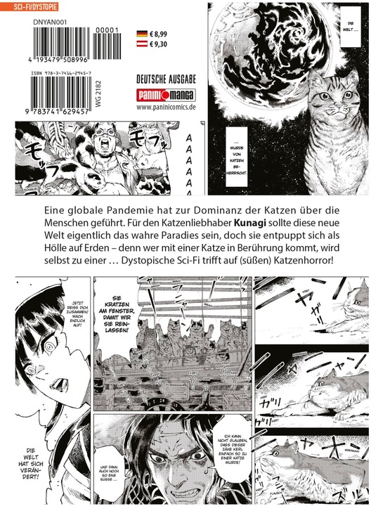 Produktbild Panini Night of the Living Cat - Alles wird verkatzt (Deutsch, Hawkman, Mecha-Roots, 2022)