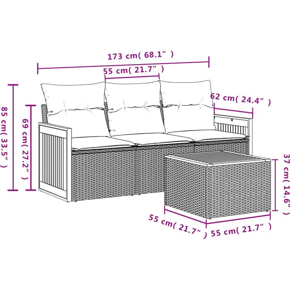 Thumbnail - VidaXL, Gartenlounge, Wisdom